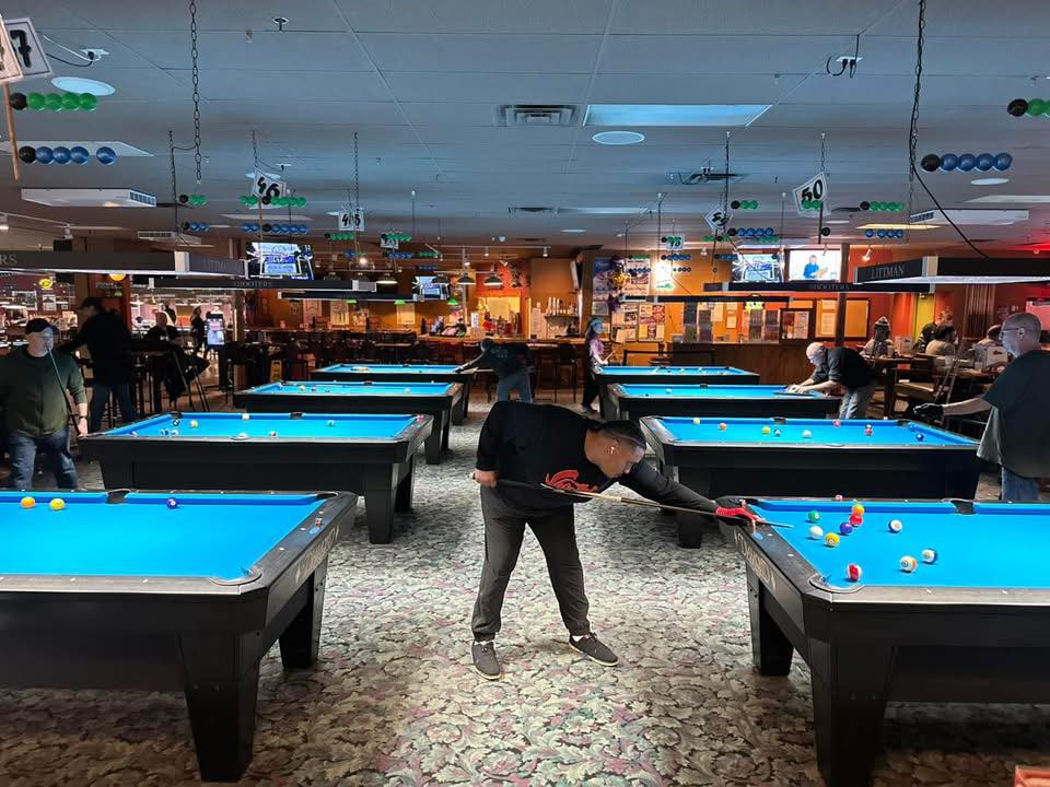 Shooters Billiards pool hall exterior/interior